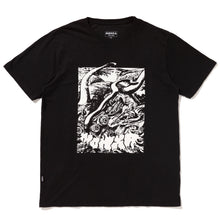 Load image into Gallery viewer, space eaters tee / black (glow in the dark)m
