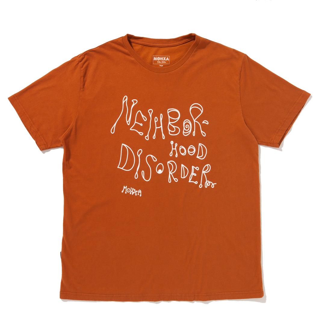neihbor-hood disorder tee / caramel brown8