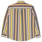 striped label shirt (multi)