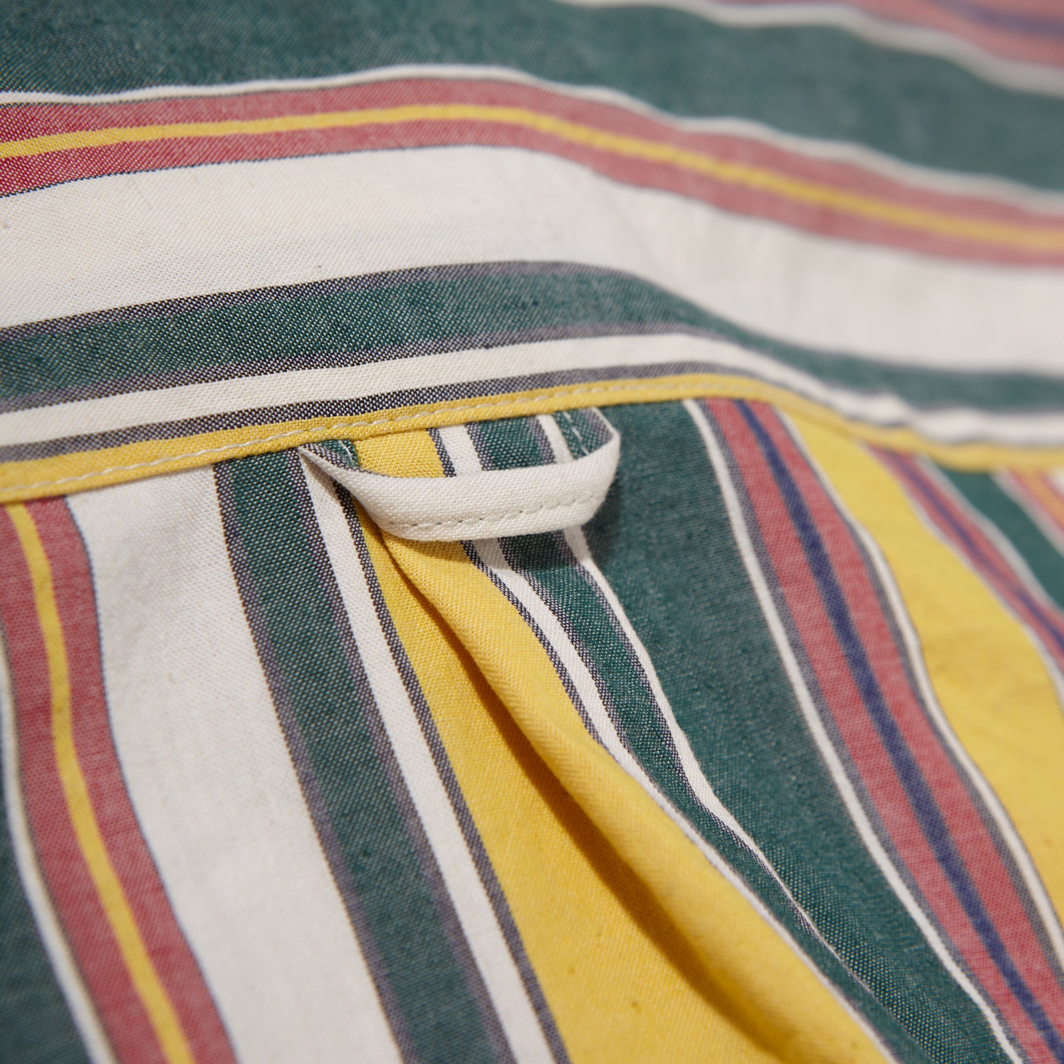 striped label shirt (multi)