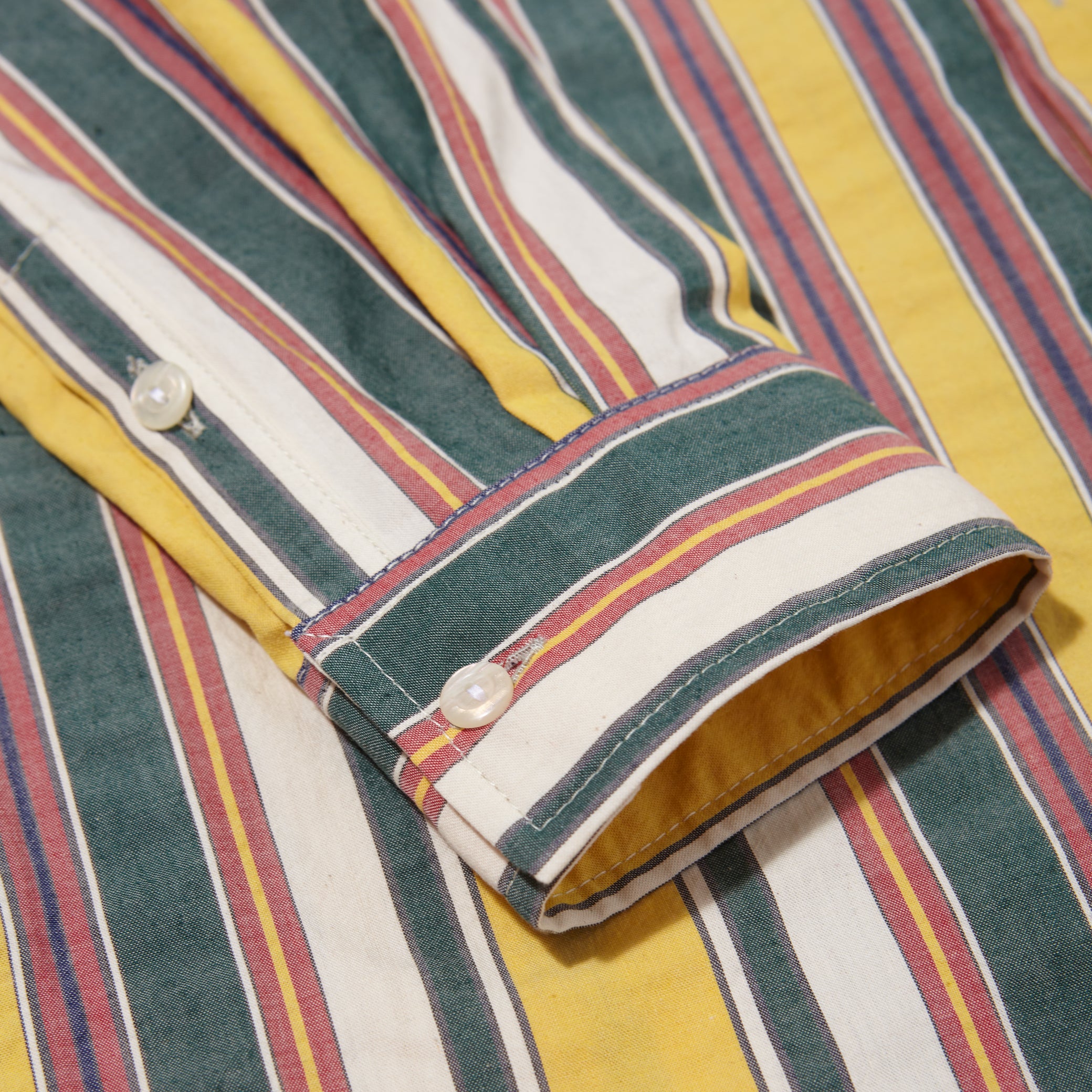 striped label shirt (multi)
