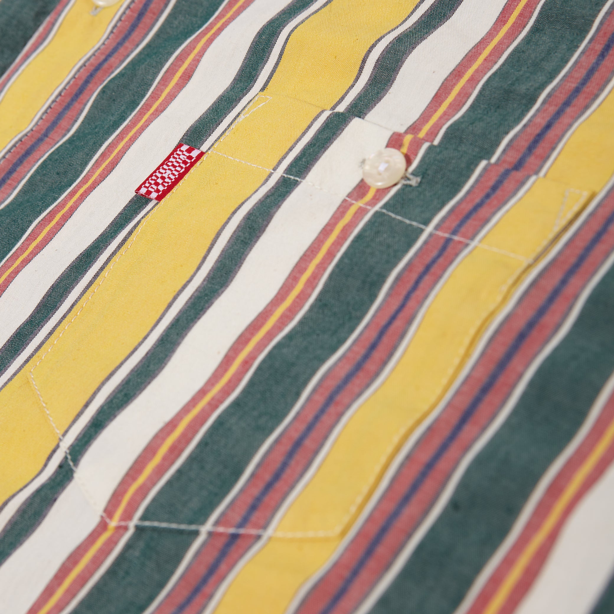 striped label shirt (multi)