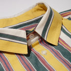 striped label shirt (multi)