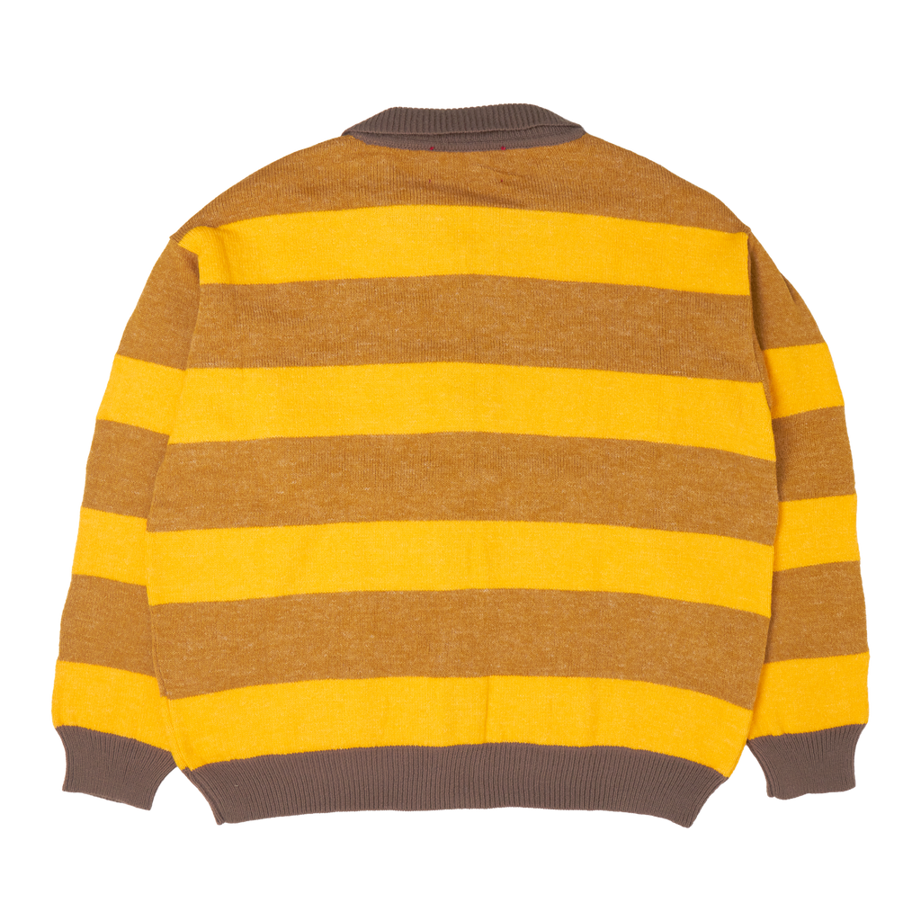 striped cardigan (yellow / dijon)