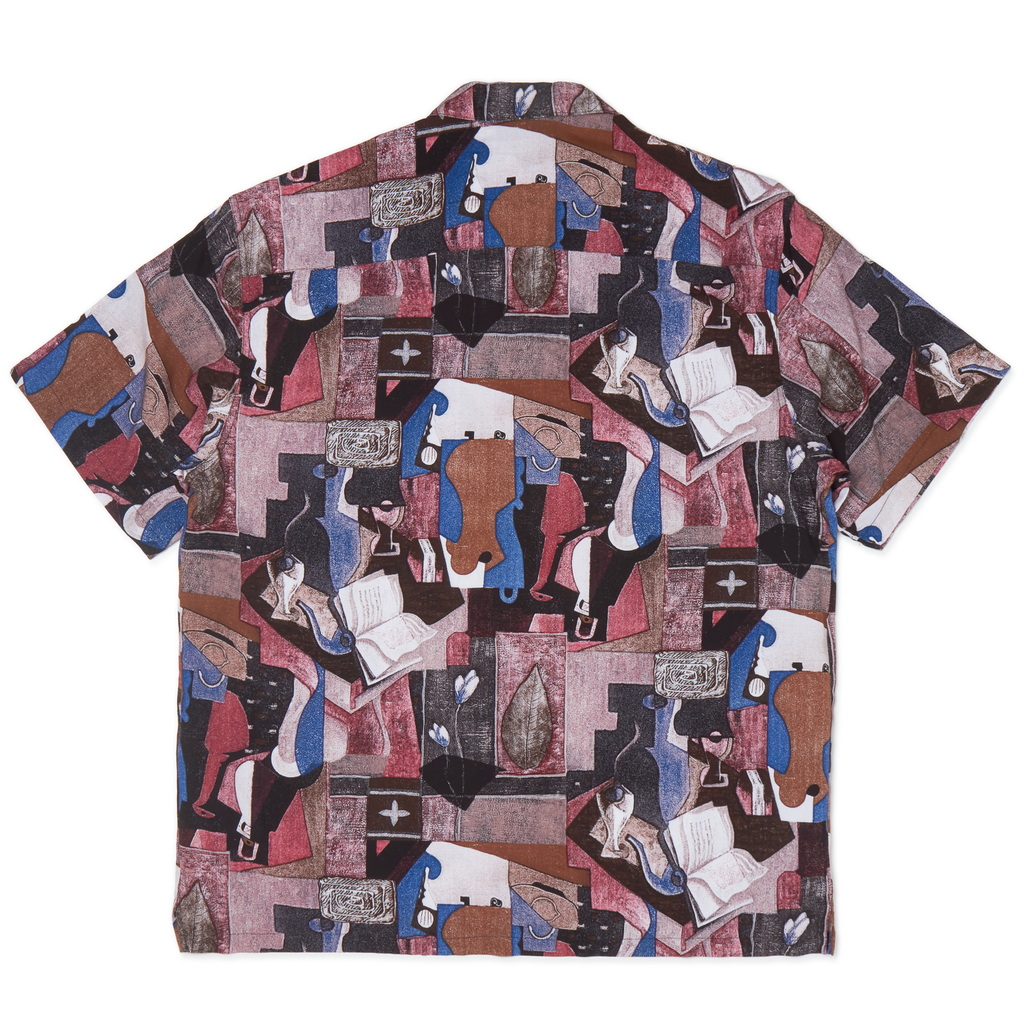 dorian upcycled lapel shirt