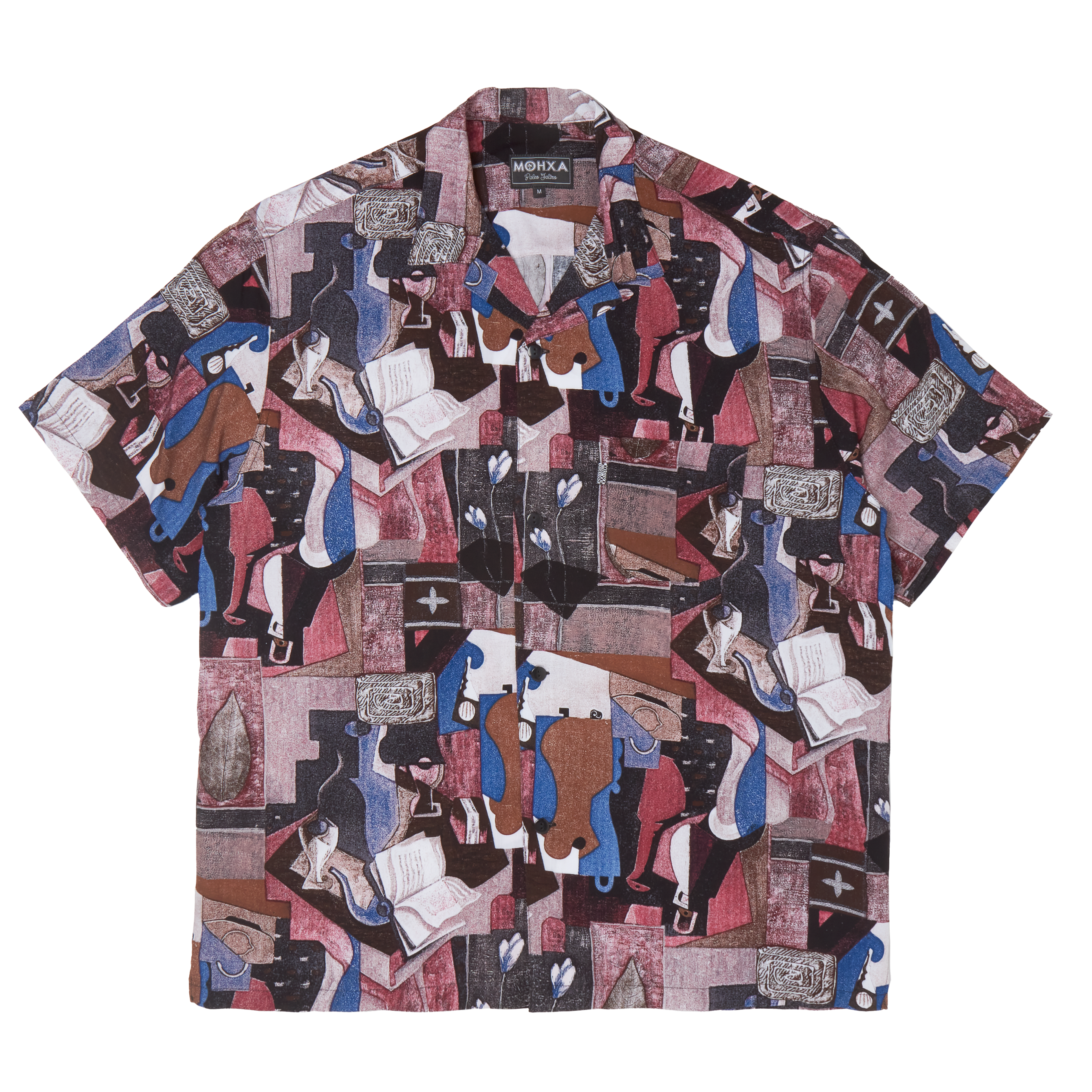 dorian upcycled lapel shirt