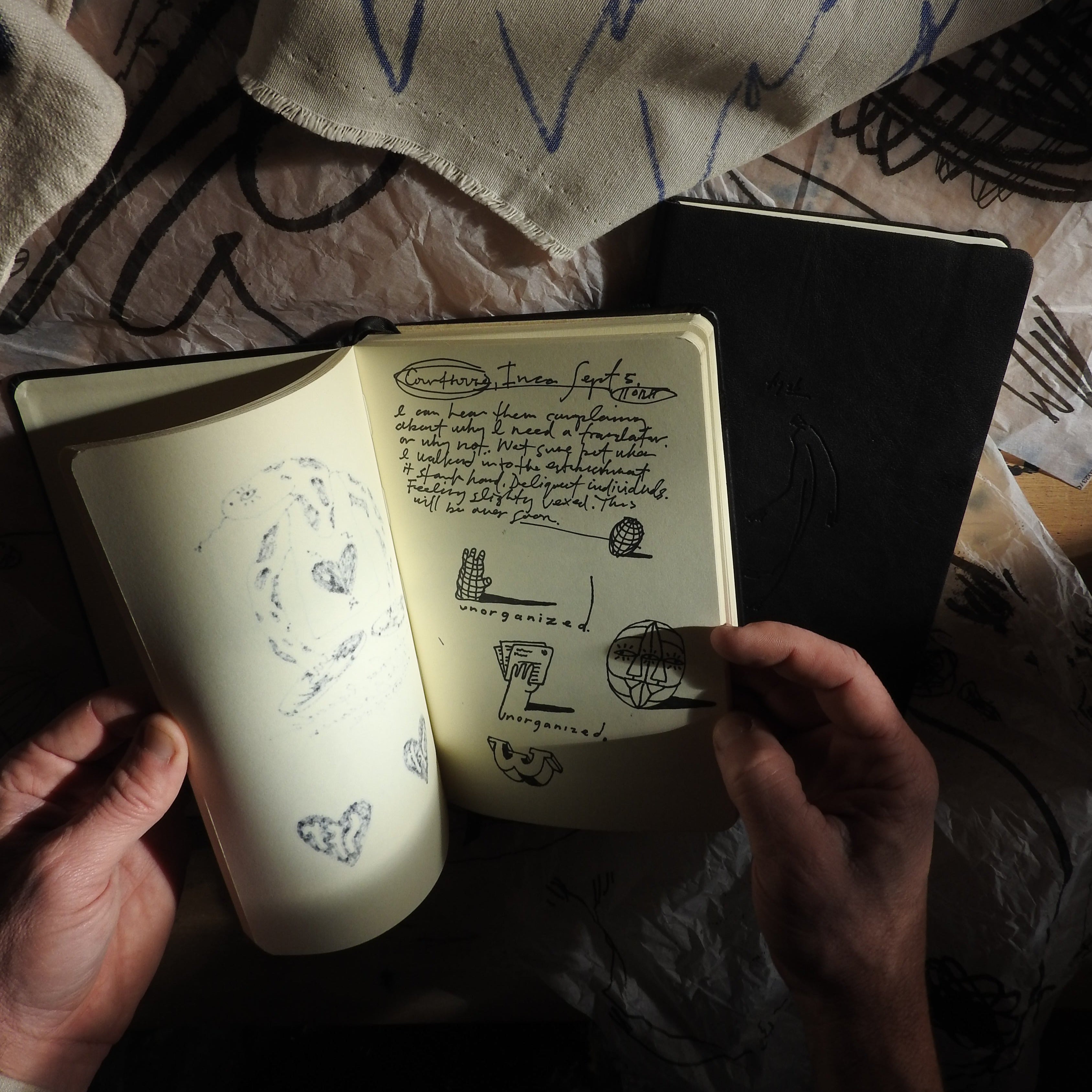 last resort ab x JS notebook (black)