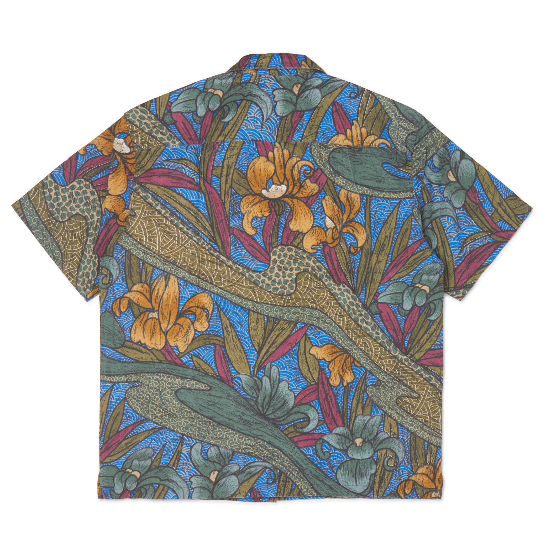 bloss upcycled lapel shirt