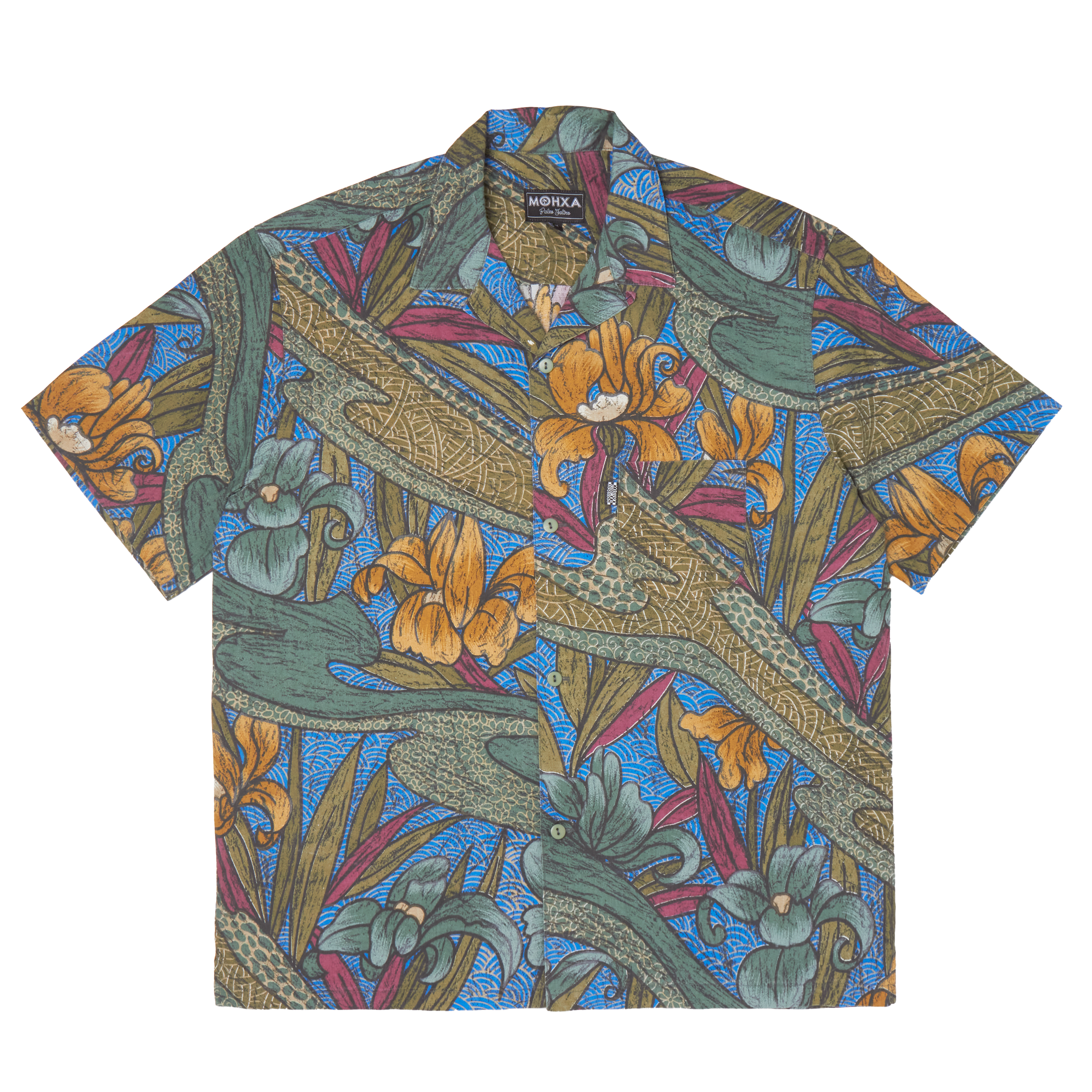 bloss upcycled lapel shirt