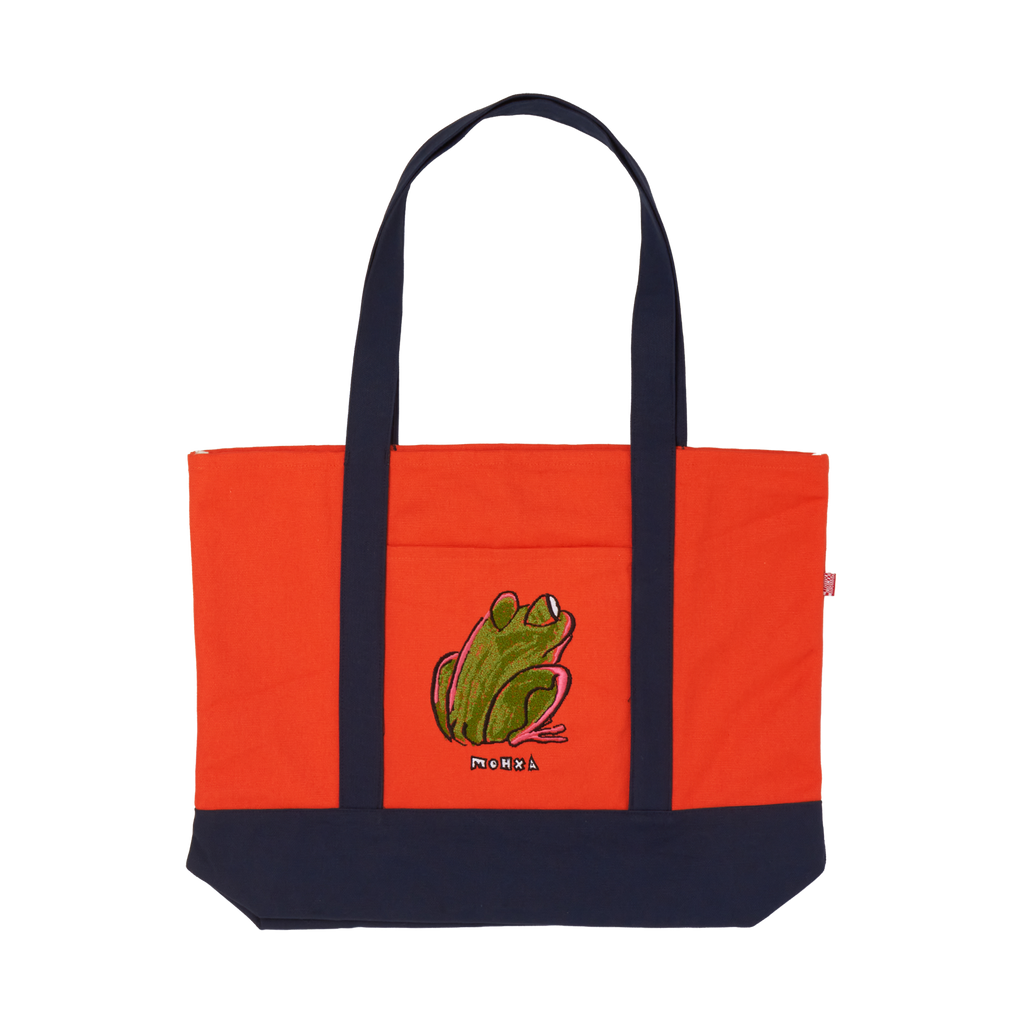 frog bay bag / orange