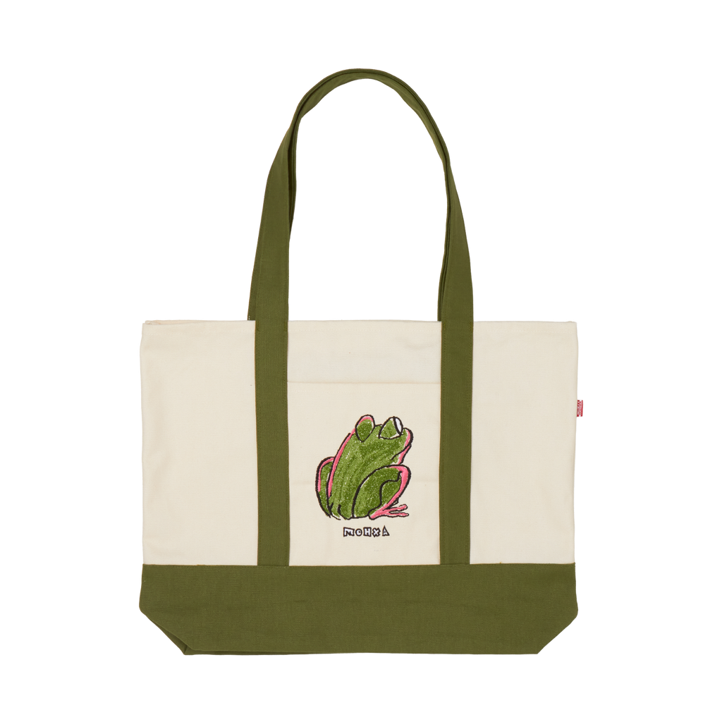 frog bay bag / cream