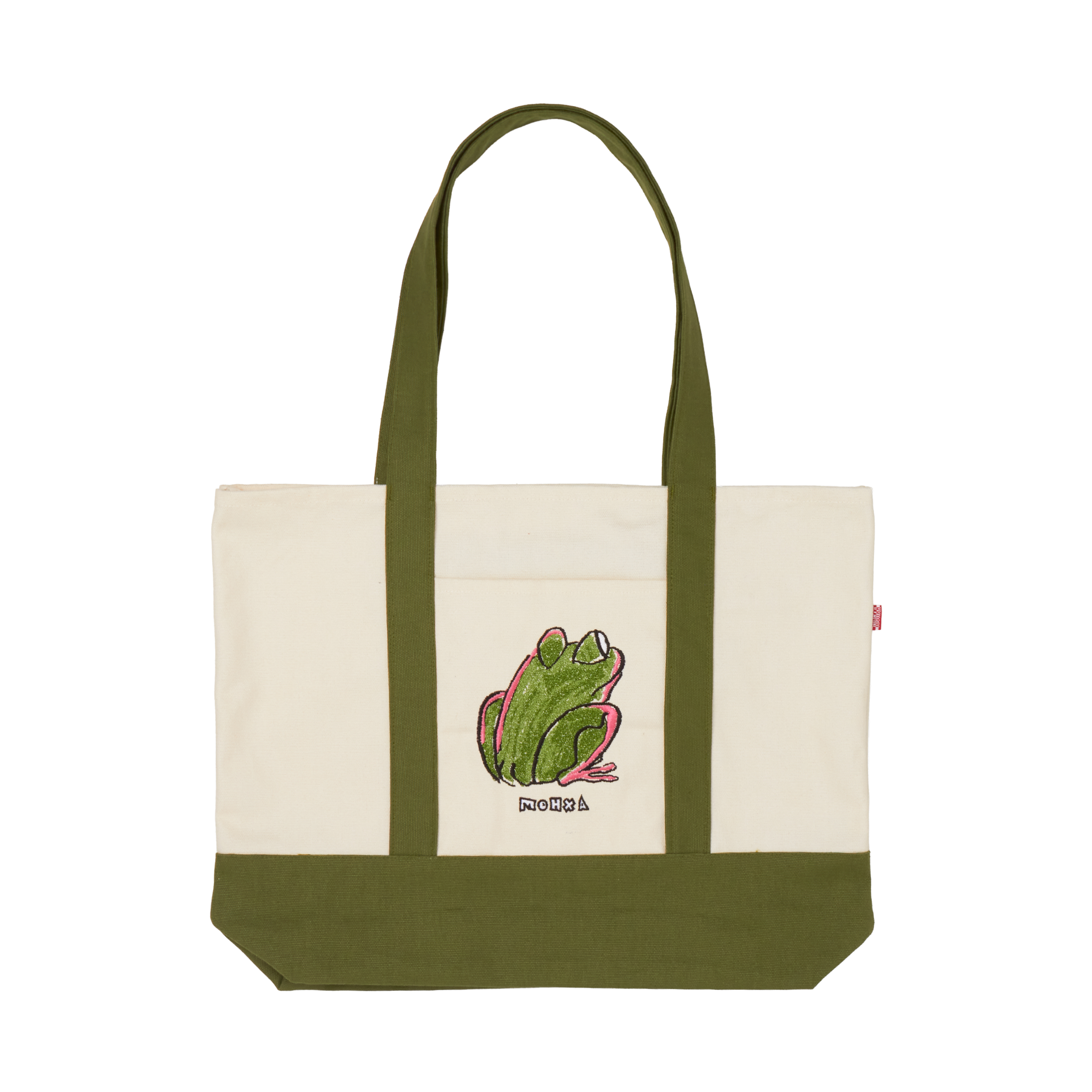 frog bay bag / cream