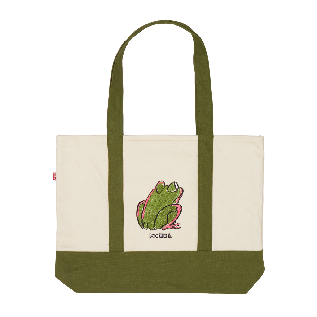 frog bay bag / cream