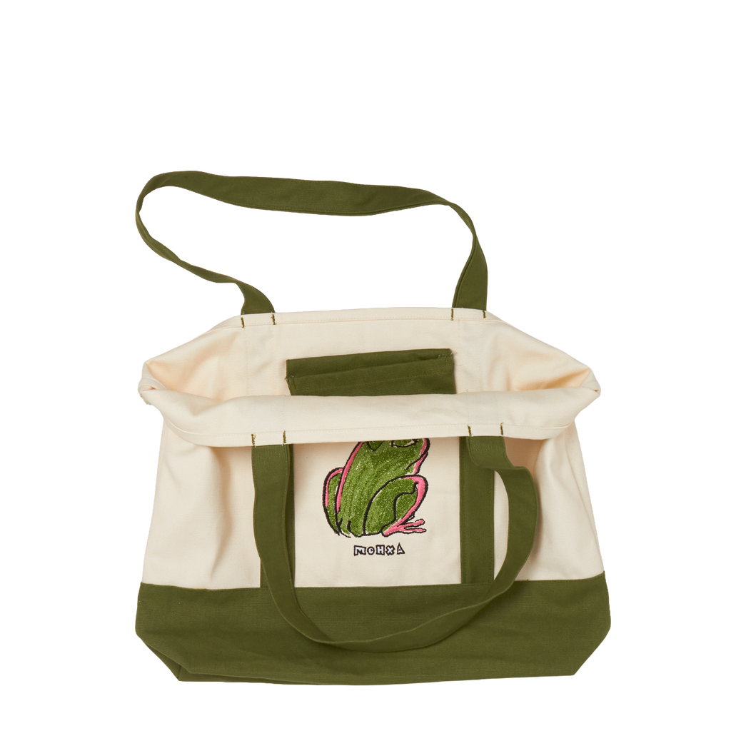 frog bay bag / cream