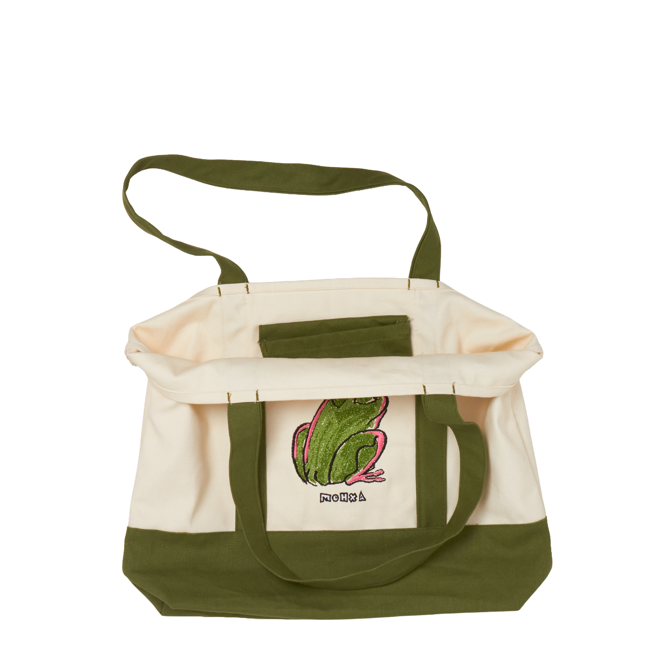 frog bay bag / cream