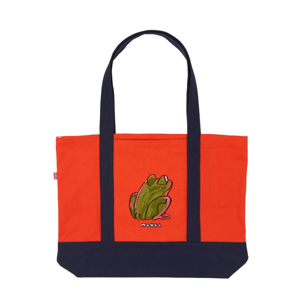 frog bay bag / orange