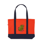 frog bay bag / orange