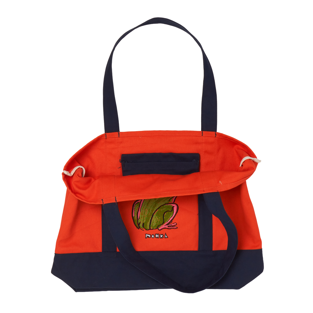frog bay bag / orange