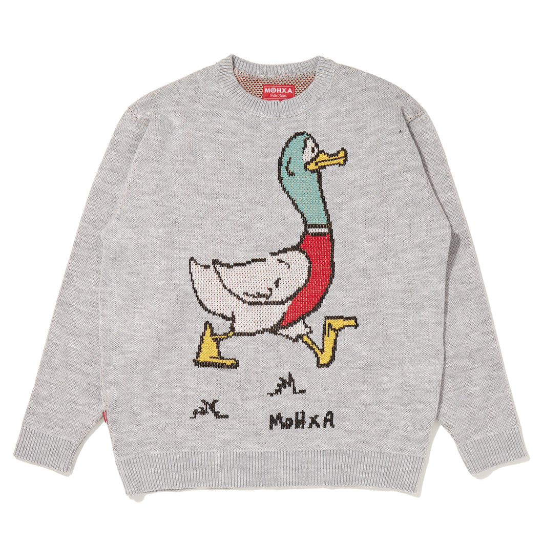 don duck grey knit