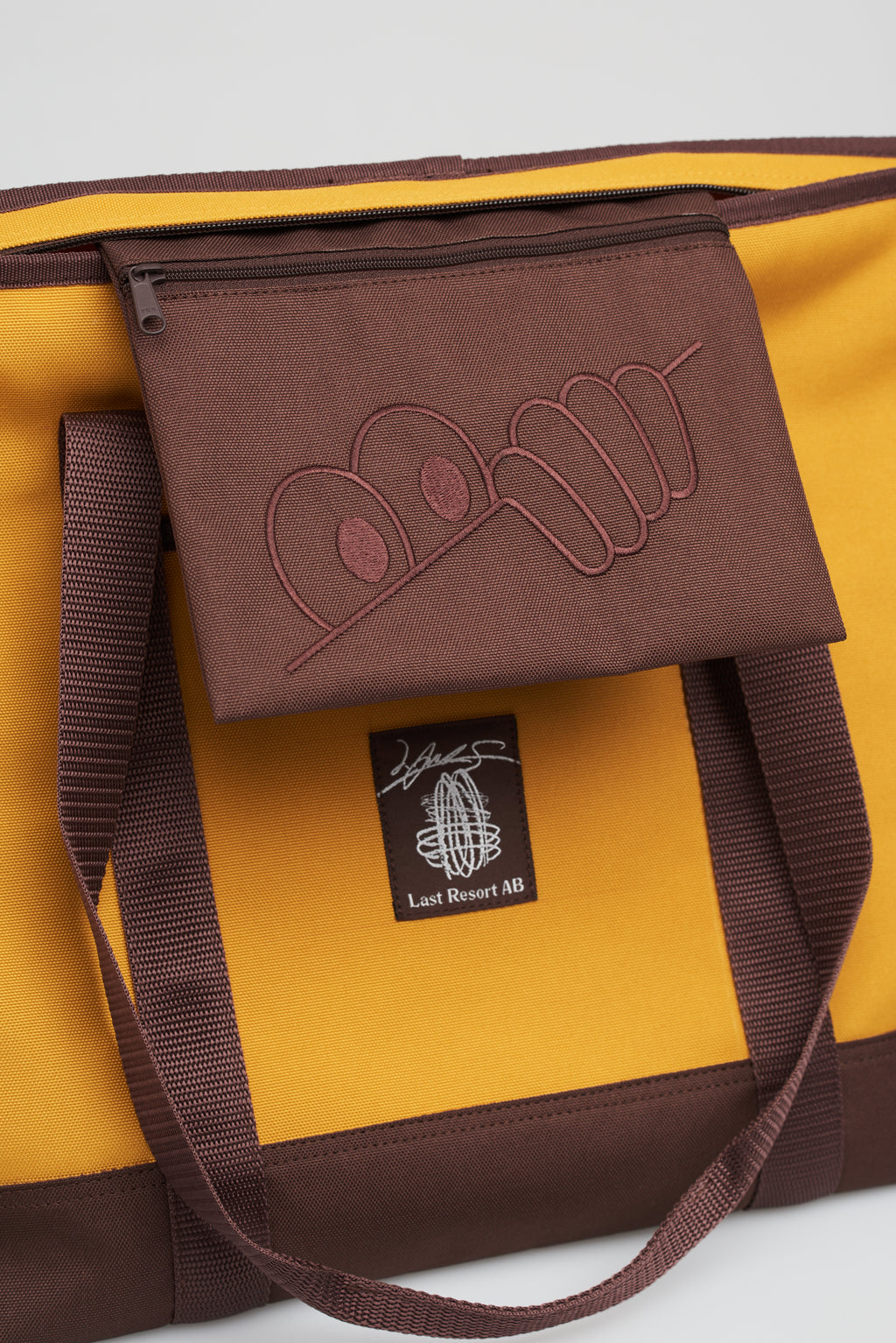 last resort ab x JS cooler bag (yellow / brown)