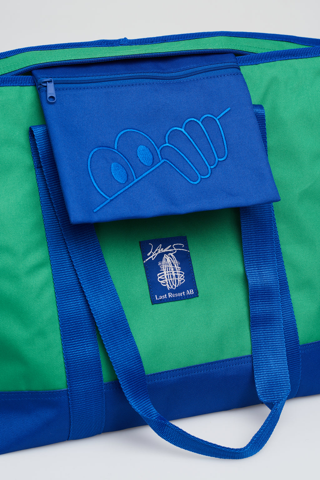 last resort ab x JS cooler bag (kelly green / klein blue)