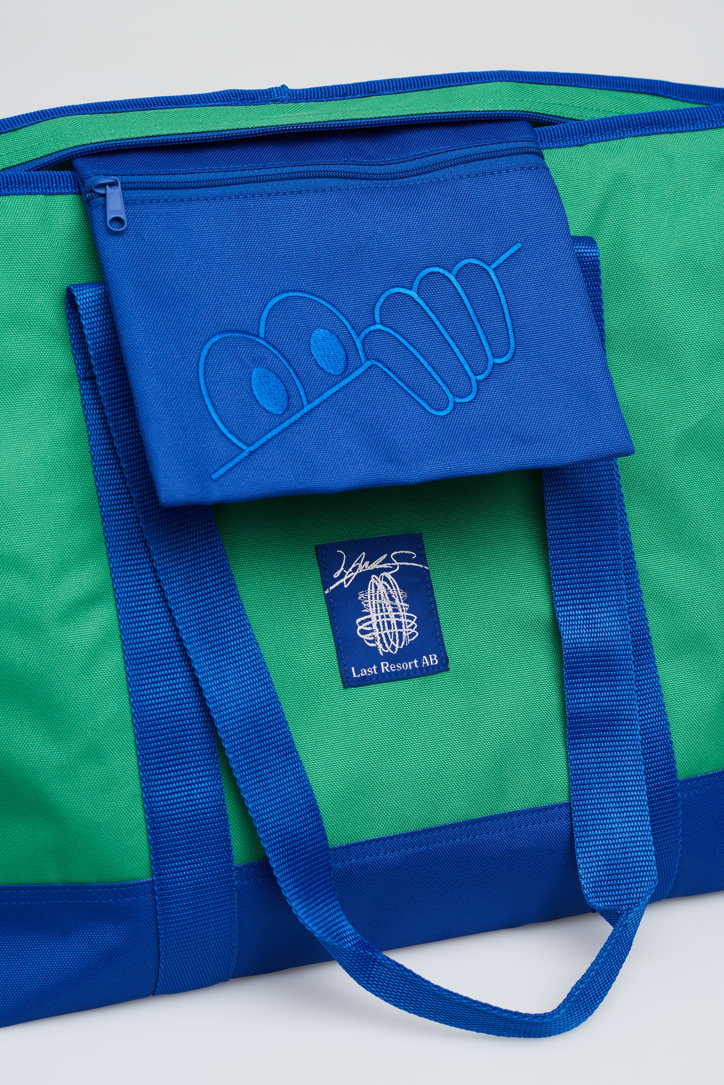 last resort ab x JS cooler bag (kelly green / klein blue)