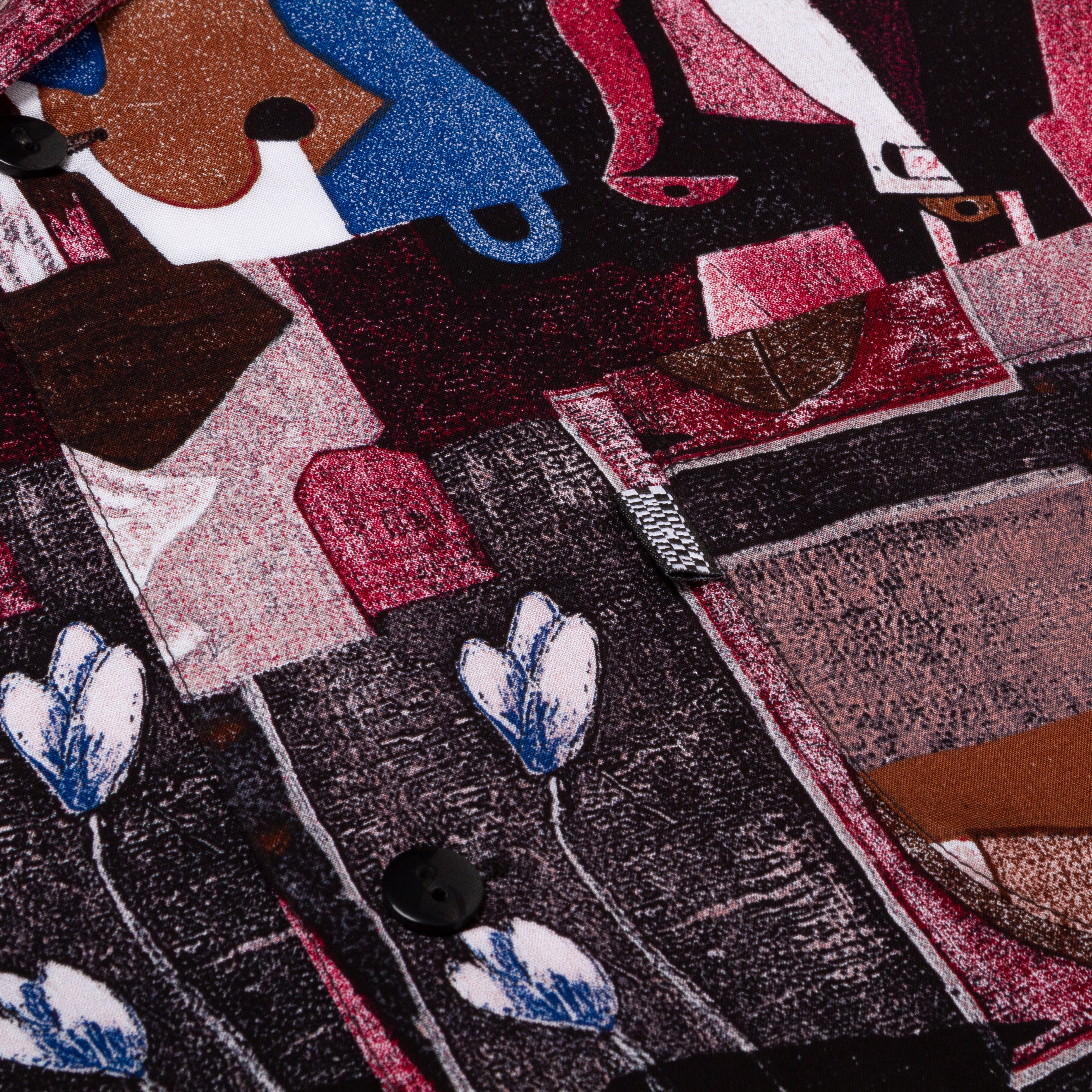 dorian upcycled lapel shirt