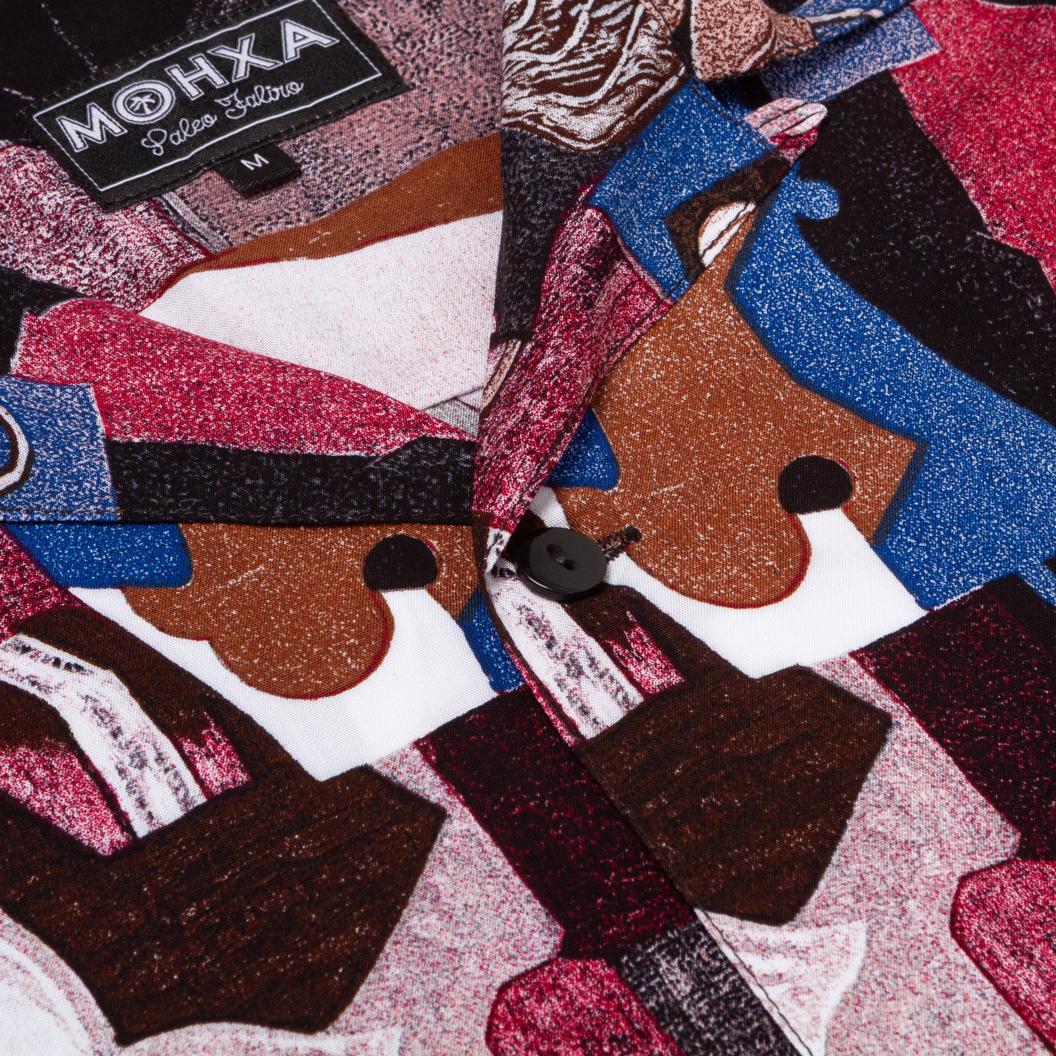 dorian upcycled lapel shirt