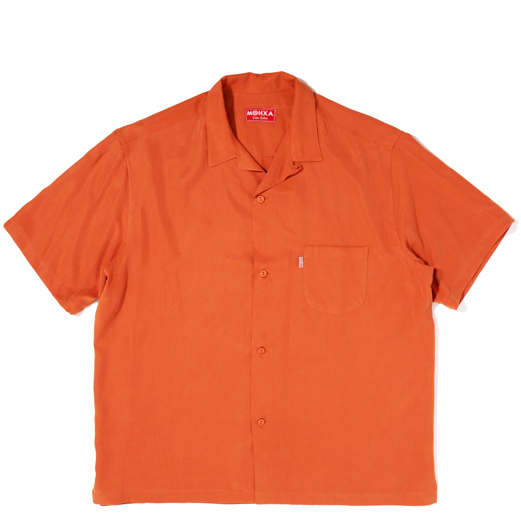 terracotta lapel shirt