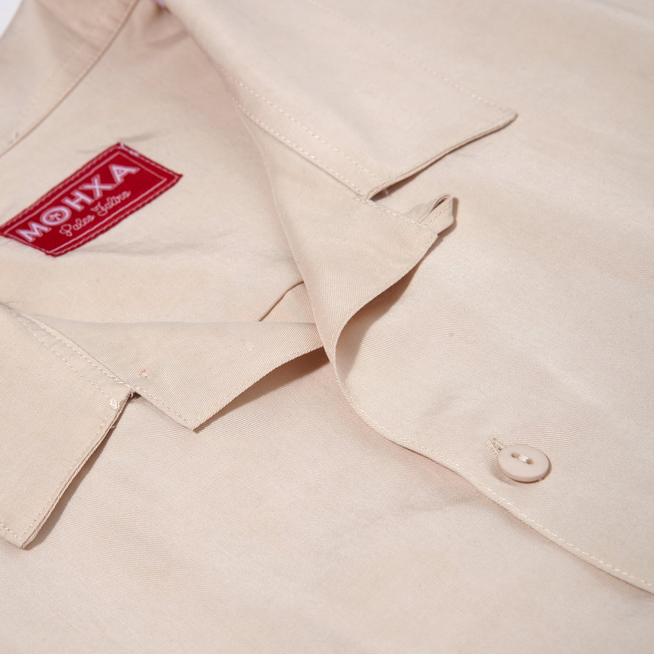 bechamel lapel shirt