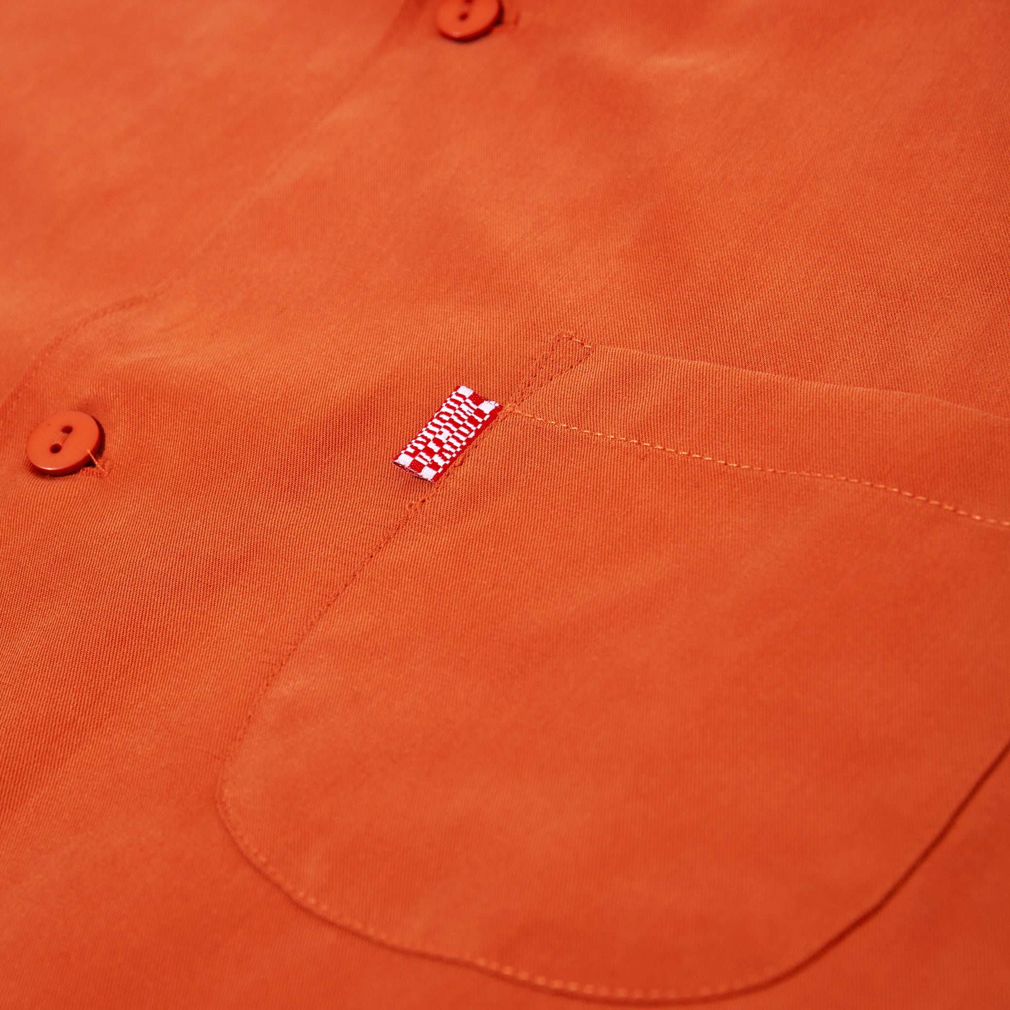terracotta lapel shirt