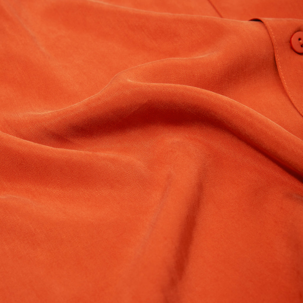 terracotta lapel shirt