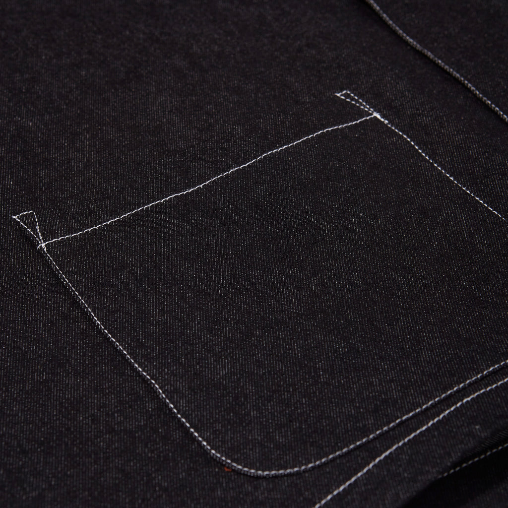 black denim multitasker lapel shirt