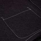 black denim multitasker lapel shirt