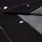 black denim multitasker lapel shirt