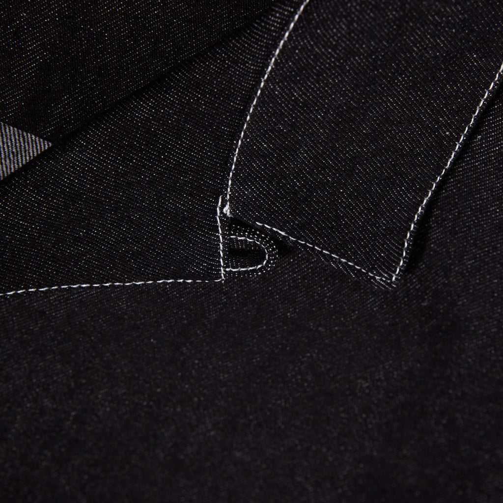 black denim multitasker lapel shirt