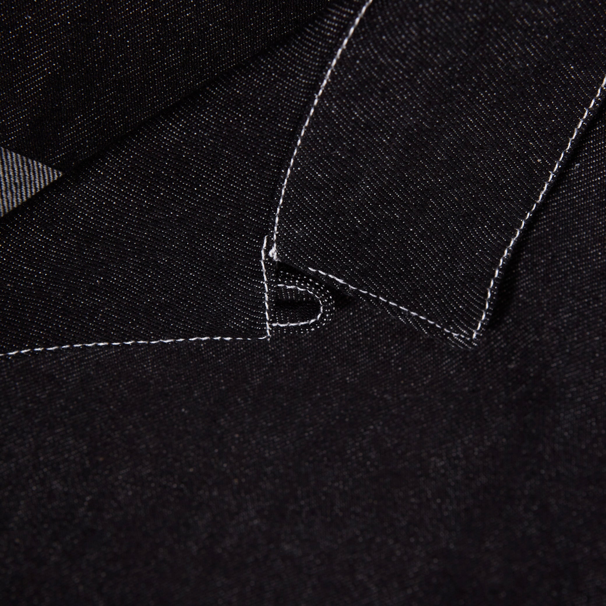 black denim multitasker lapel shirt