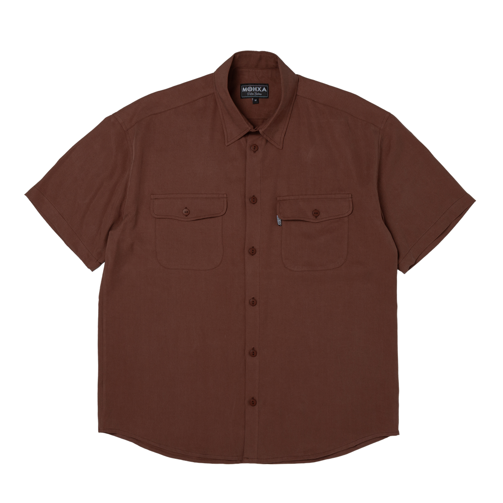 everyday shortsleeve shirt / fig pebble