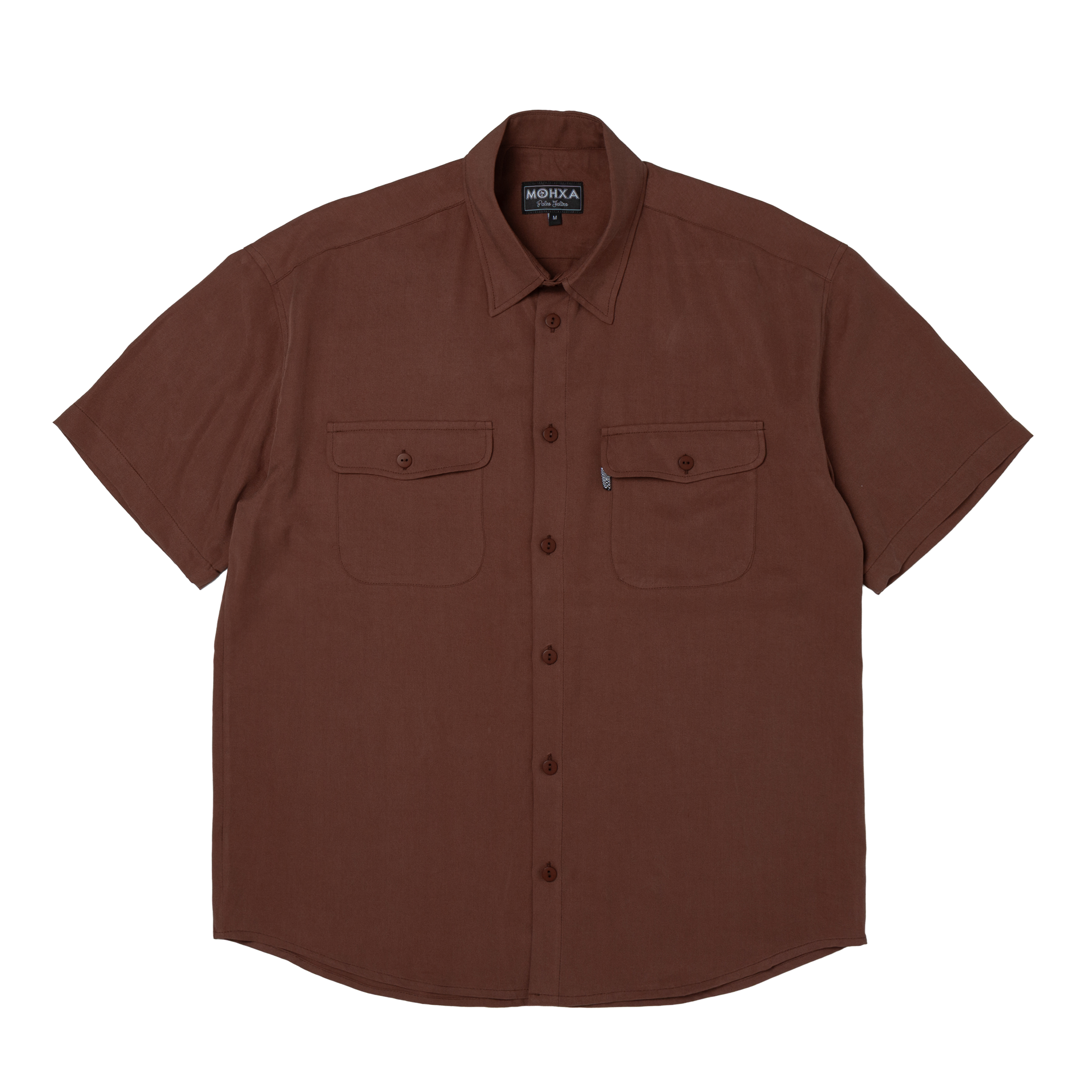 everyday shortsleeve shirt / fig pebble