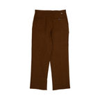 pintuck pants / noise brown
