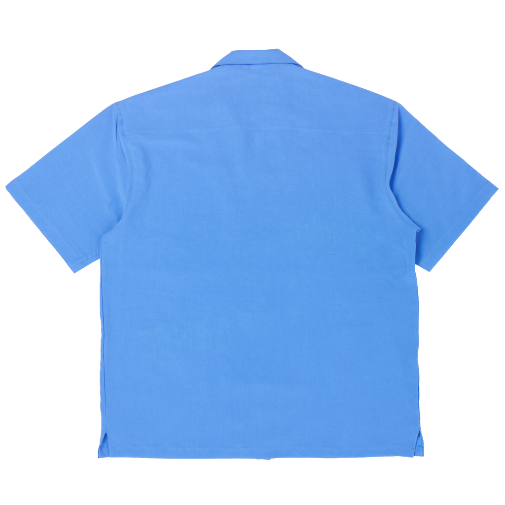 common sense lapel shirt / cornflower blue