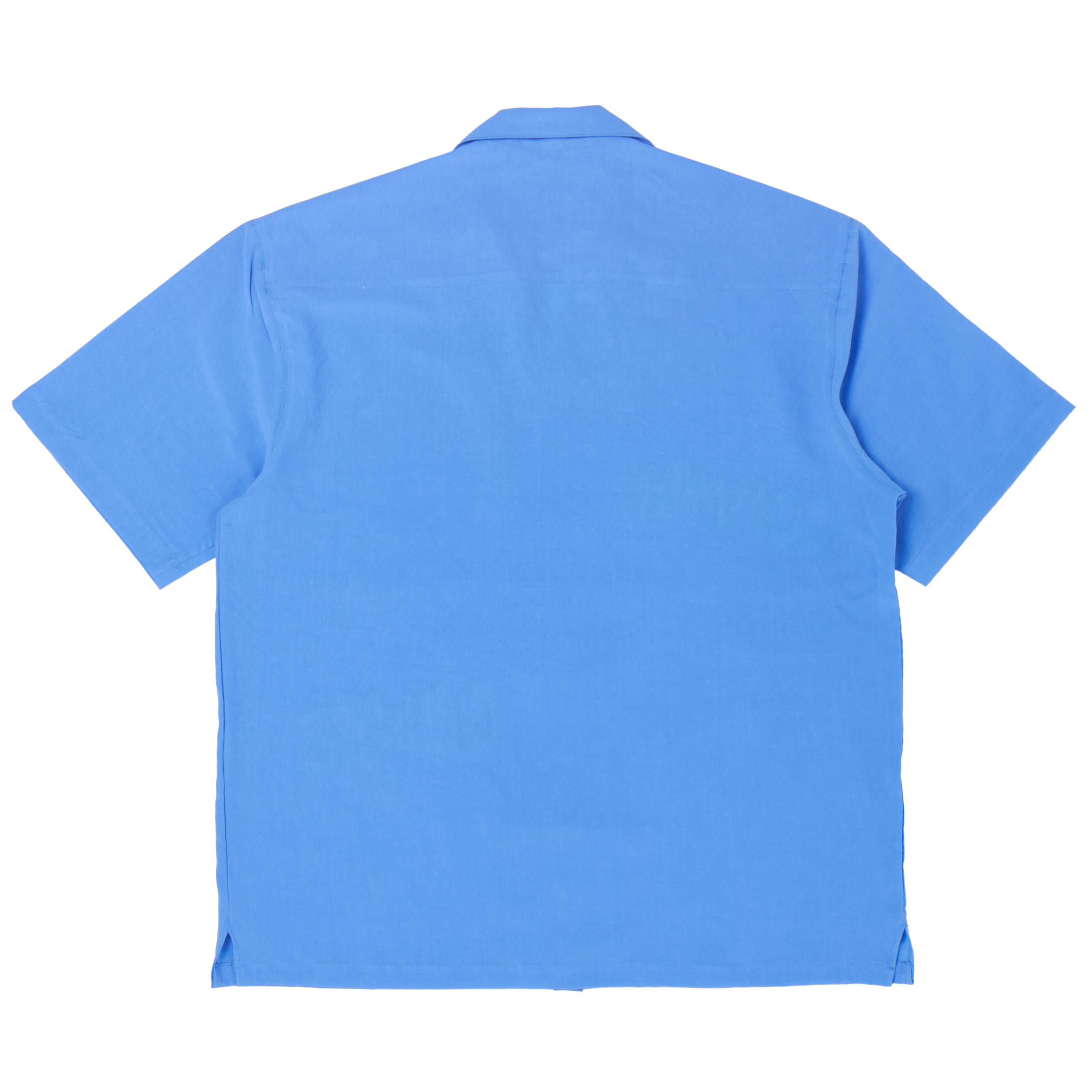 common sense lapel shirt / cornflower blue