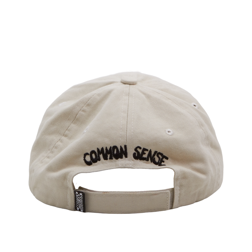 common sense dad cap / bone