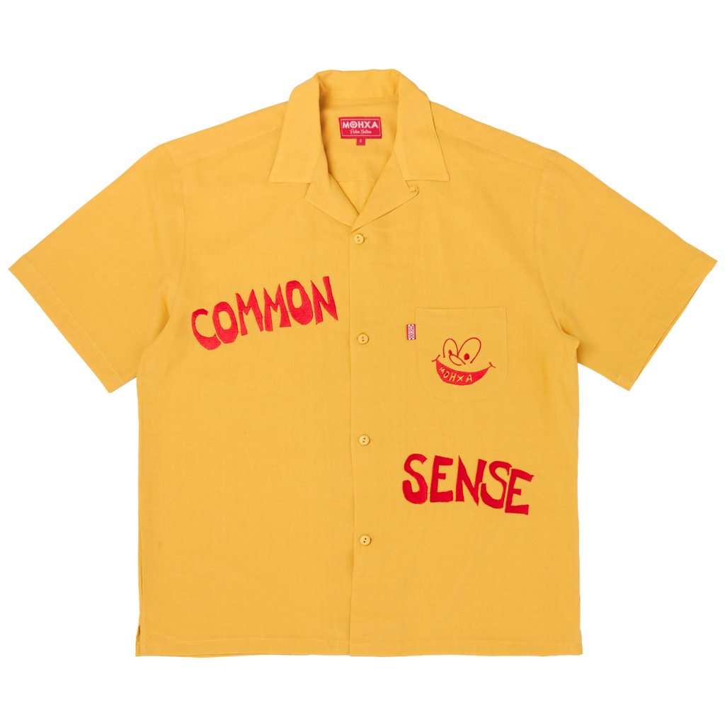 common sense lapel shirt / honey mustard