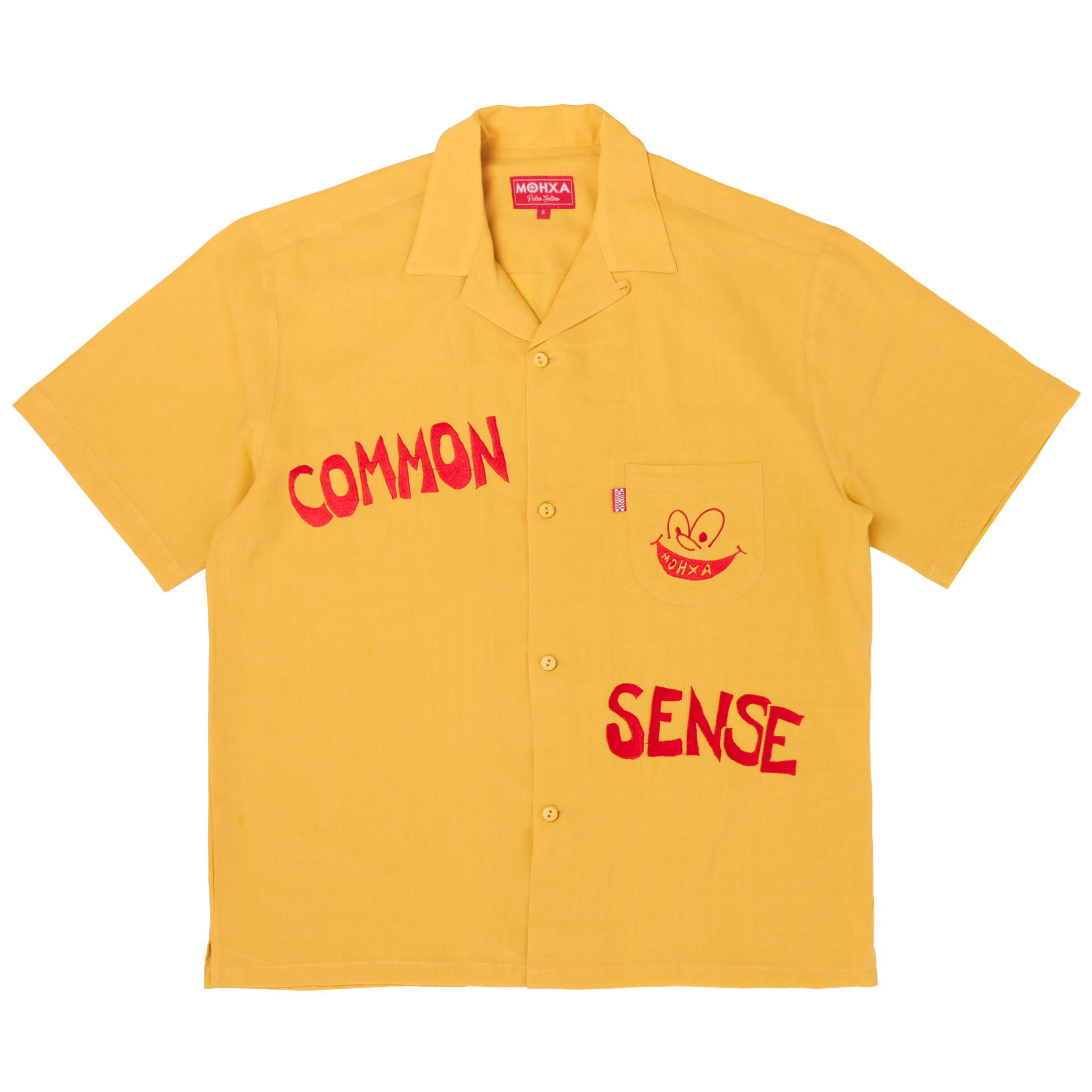 common sense lapel shirt / honey mustard