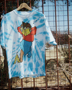 banana trip loose tee / tie dye