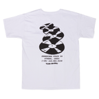 flying discs tee / white
