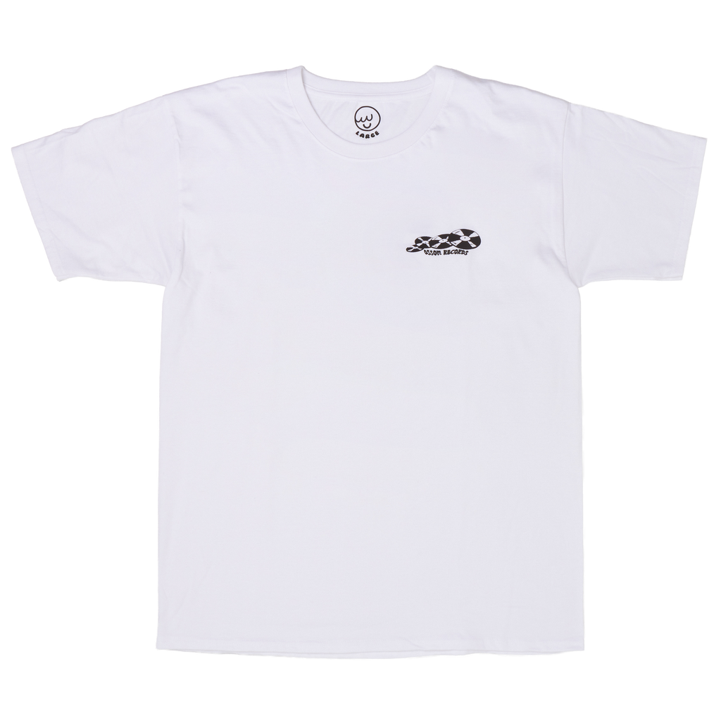 flying discs tee / white