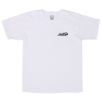 flying discs tee / white
