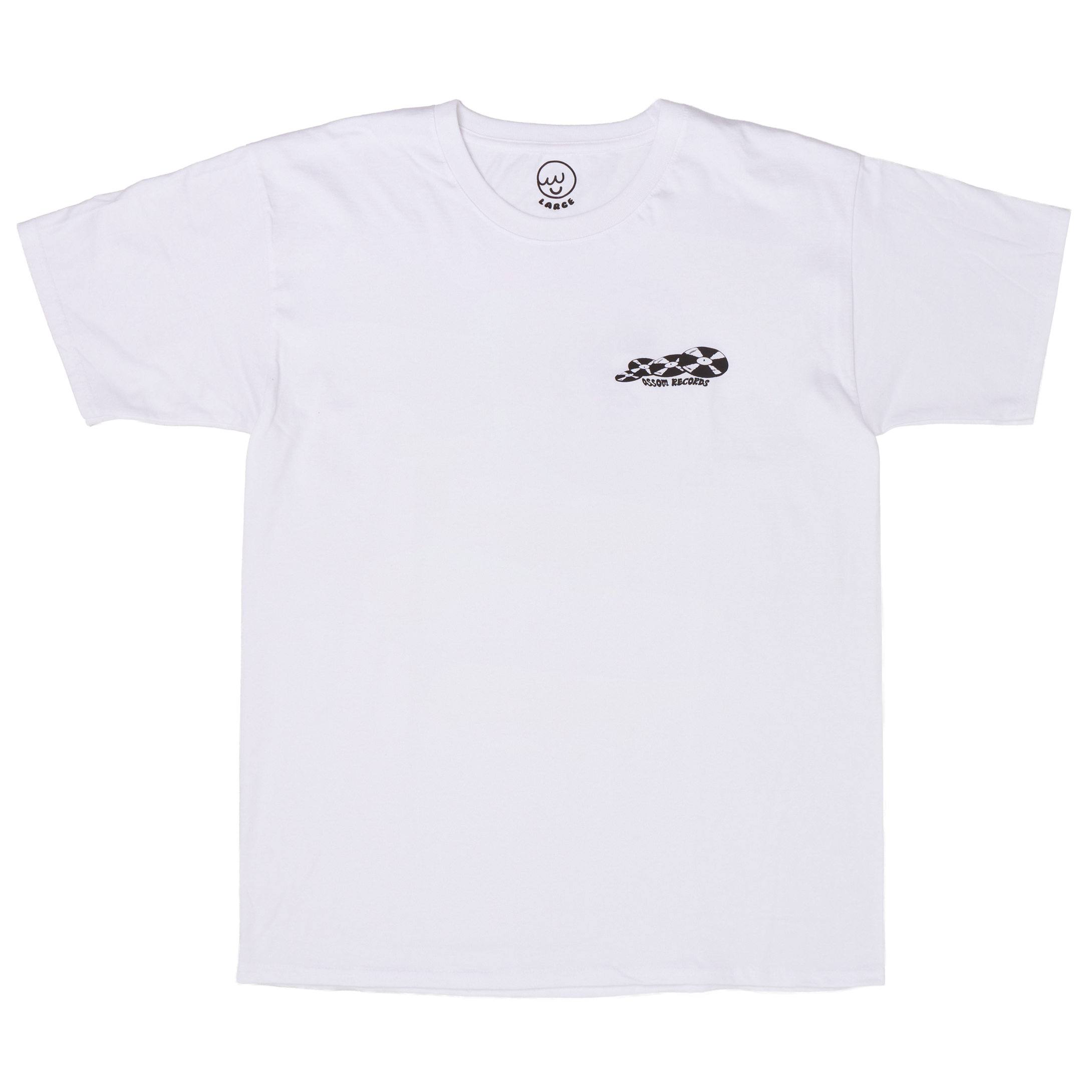 flying discs tee / white